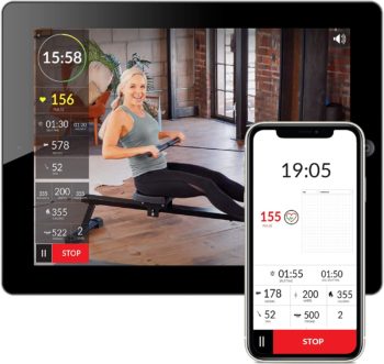 Fitness Reality 1000 Plus Bluetooth Magnetic Rowing Rower with Extended Optional Full Body Exercises