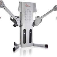 FreeMotion Dual Cable EXT Crossover with Weight Stacks, Rotating Arms, Ankle Cuffs, and Swivel Pulleys