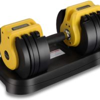 Grenaoh Fast Adjustable Dumbbell,30 lb Single Fitness Dumbbells with Anti-Slip Handle and Weight Plate,rofessional Comprehensive Training Equipment for Home Gym