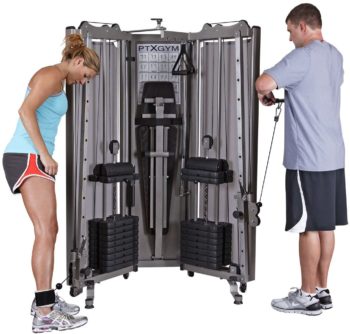 HCI Fitness PTX Gym Folding Functional Trainer Compact Home Gym