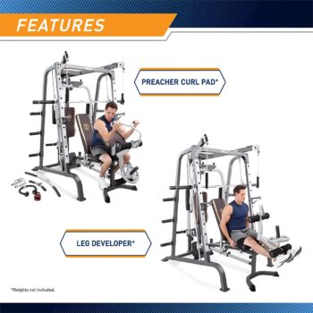 Marcy Smith Cage Workout Machine Total Body Training Home Gym System with Linear Bearing - Image 5