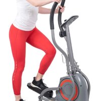 Sunny Health & Fitness Performance Elliptical Machine Cross Trainer with Climbing Motion - SF-E3911