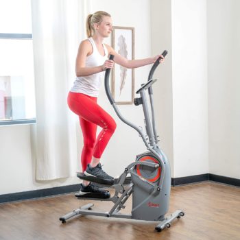 Sunny Health & Fitness Performance Elliptical Machine Cross Trainer with Climbing Motion - SF-E3911