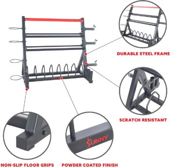 Sunny Health & Fitness All-in-One Weights Storage Rack Stand - SF-XF920025