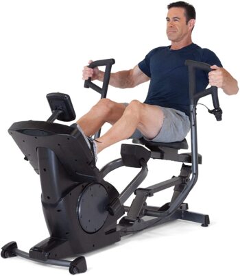 Teeter Power10 Rower with 2-Way Resistance Elliptical Motion – Indoor Magnetic Rowing Machine w/Bluetooth HRM, Teeter Move App- Free Classes & Coaching