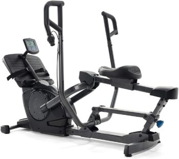 Teeter Power10 Rower with 2-Way Resistance Elliptical Motion – Indoor Magnetic Rowing Machine w/Bluetooth HRM, Teeter Move App- Free Classes & Coaching