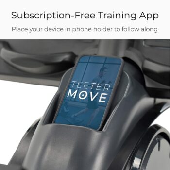 Teeter Power10 Rower with 2-Way Resistance Elliptical Motion – Indoor Magnetic Rowing Machine w/Bluetooth HRM, Teeter Move App- Free Classes & Coaching