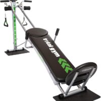 Total Gym APEX Versatile Indoor Home Workout Total Body Strength Training Fitness Equipment with up to 10 Levels of Resistance and Attachments