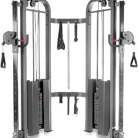 XMark Functional Trainer Cable Machine with Dual 200 lb Weight Stacks, 19 Adjustments, and Accessory Package XM-7626