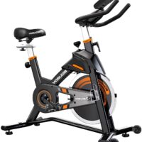 YOSUDA Indoor Cycling Bike Stationary - Exercise Bike for Home Gym with Comfortable Seat Cushion, Silent Belt Drive, iPad Holder