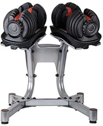 YPC Adjustable Dumbbells with Stand Set,Workout Exercise Barbell Gym Equipment Barbell for Men and Women Home Fitness Weight Set Gym Workout Exercise Training