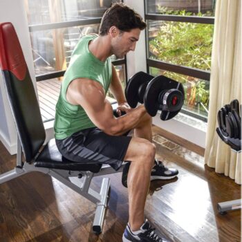YPC Adjustable Dumbbells with Stand Set,Workout Exercise Barbell Gym Equipment Barbell for Men and Women Home Fitness Weight Set Gym Workout Exercise Training