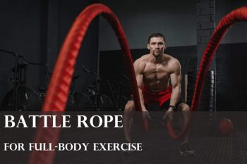 Best Companions Heavy Battle Rope 100% Dacron Exercise Equipment with Anchor Included Strength Training Ropes for Home Gym and Outdoor Exercise