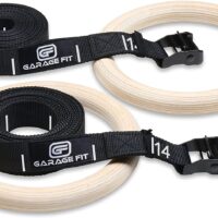 Garage Fit Wood Gym Rings, Wooden Gymnastic Rings, Fitness Rings, Exercise Rings, Gym Ring, Gymnast Rings, Gymnastics Rings