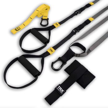 TRX GO Suspension Trainer System: Lightweight & Portable| Full Body Workouts, All Levels & All Goals| Includes Get Started Poster, 2 Workout Guides & Indoor/Outdoor Anchors