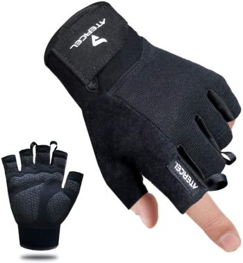 Atercel Workout Gloves, Best Exercise Gloves for Weight Lifting, Cycling, Gym, Training, Breathable & Snug fit, for Men & Women