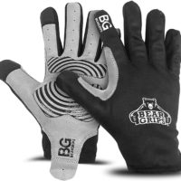 Bear Grips Workout Gloves, Full Finger Weight Lifting Gloves, Premium Gym Gloves for Men & Women, Padded Palms with Touch Screen Fingertips, Breathable, Washable, Total Comfort Lifting Gloves