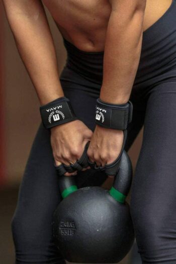 Mava Sports Leather Padding Gloves Cross Training Gloves with Wrist Support for WODs,Gym Workout,Weightlifting & Fitness-Leather Padding, No Calluses-Suits Men & Women-Weight Lifting