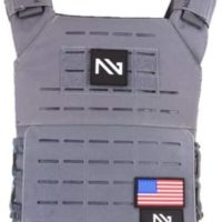 North Gym Adjustable Weighted Vest/Incl. 2 Innovative Moulded Weights for Best fit / 14lbs / 20lbs/ 30lbs