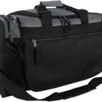 DALIX 20" Sports Duffle Bag w Mesh and Valuables Pockets Travel Gym