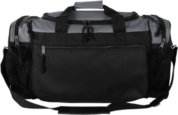 DALIX 20" Sports Duffle Bag w Mesh and Valuables Pockets Travel Gym
