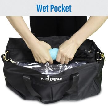 Gym Bags for Men with Shoe Compartment & Wet Pocket, Premium Travel Duffle Bag for Men Waterproof Duffel Bag for Traveling
