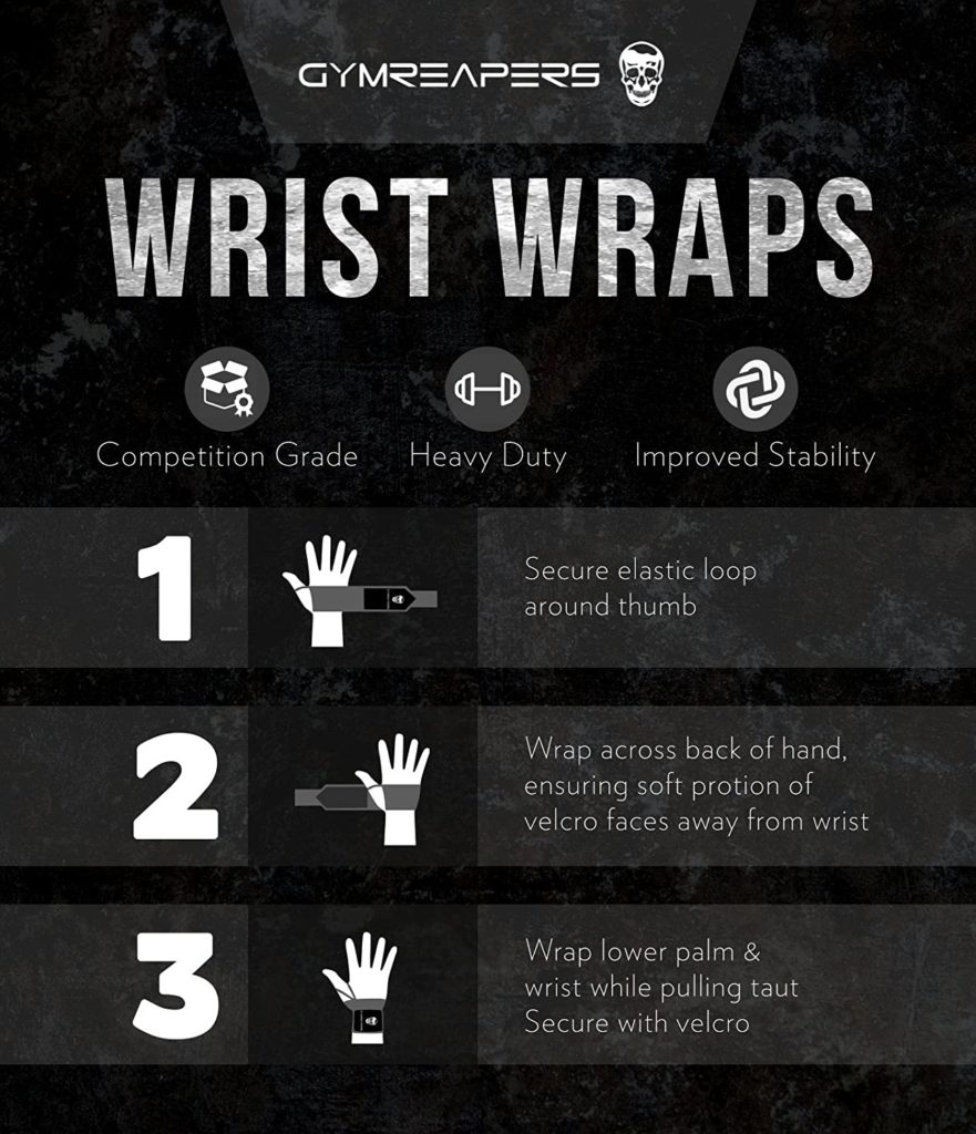 Gymreapers Weight Lifting Wrist Wraps IPF Approved  Produktbild-Vorschau 5