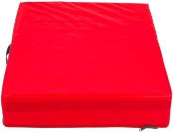 Happybuy 10 inch Barbell Crash Cushion Pads, Weightlifting Protector Falling Pads, Red Cushioned Foam Mat,for Olympic Weightlifting One Pair