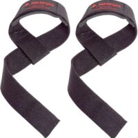 Harbinger Padded Cotton Lifting Straps with NeoTek Cushioned Wrist (Pair)