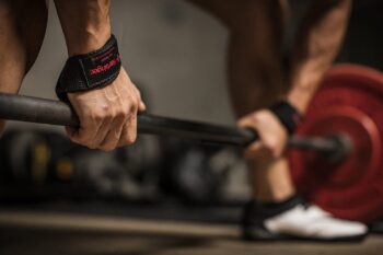 Harbinger Padded Cotton Lifting Straps with NeoTek Cushioned Wrist (Pair)