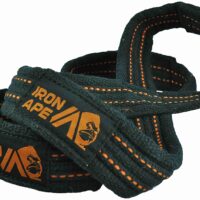 IRON APE Figure 8 Straps for Deadlift, Weight Lifting, Shrugs, and Weightlifting. Heavy Duty Cotton, 4 Sizes