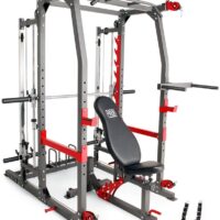 Marcy Pro Smith Machine Weight Bench Home Gym Total Body Workout Training System SM-4903