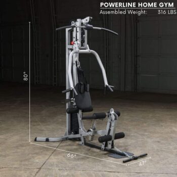 Powerline by Body-Solid BSG10X Home Gym with 160-Pound Weight Stack for Upper and Lower Body Workouts