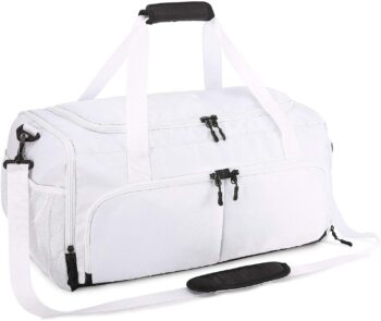 Sucipi Travel Duffel Bag for Men and Women Small Gym Bags with Shoe Compartment and Wet Pocket Lightweight Weekend Bag Water Resistant