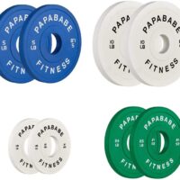 papababe Olympic Change Plates 2 inch Fractional Weight Plates Designed for Olympic Barbells for Strength Training