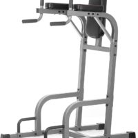 XMark Commercial Vertical Knee Raise with Dip Station and Push Up Station, Multi Functional VKR, Core Workout XM-4437.2