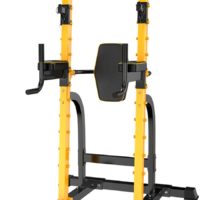 ZENOVA Power Tower Pull Up Bar Station Workout Dip Station Multi-Function Pull up Tower with J Hook Home Strength Training Workout Equipment