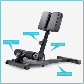 leikefitness Deluxe Multi-Function Deep Sissy Squat Bench Home Gym Workout Station Leg Exercise Machine