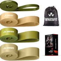 Whatafit Pull Up Assist Bands Resistance Stretch Band for Men and Women, Assistance Band for Exercise, Chin Ups, Powerlifting, Training, Gyms, Mobility Home Fitness