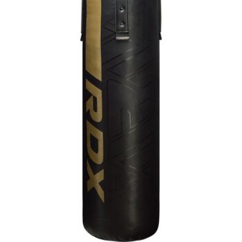 RDX F6 KARA 5ft 3-in-1 Punch Bag & Bag Gloves Golden Filled Set