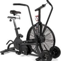 Titan Fitness Fan Bike 50.25 in. x 20.375 in. 111 lb. Heavy Duty Steel Removable Fan Guard LCD Console Display