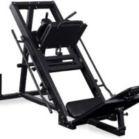 Titan Fitness Plate-Loaded Linear Leg Press and Hack Squat Machine, Rated 875 LB Sled Carriage, Lower Body Specialty Machine