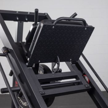 Titan Fitness Plate-Loaded Linear Leg Press and Hack Squat Machine, Rated 875 LB Sled Carriage, Lower Body Specialty Machine