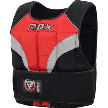 RDX T1 Adjustable Weighted Vest 40lbs/18kg Red/Black