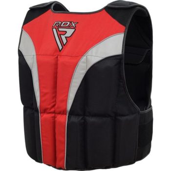 RDX T1 Adjustable Weighted Vest 40lbs/18kg Red/Black