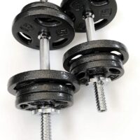 Apex Life Fitness Cast Iron Adjustable Dumbbells 50, 100 LBS, Home Gym Dumbbells Weight Set