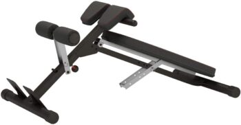 Fitness Reality X-Class Light Commercial Multi-Workout Abdominal/Hyper Back Extension Bench, Black