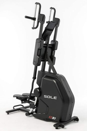 SOLE, CC81 Cardio Climber, Full Body Home Workout, Integrated Technology, LCD Screen, High Intensity Interval Training, Low-Impact Design