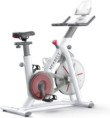 Indoor Cycling Bike, Mekbelt Exercise Bike Supports Bluetooth Connected Smart Stationary Bike with Silent Magnetic Resistance 100 Levels for Home Gym Exercise