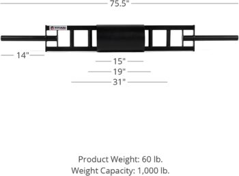 Titan Fitness Multi Grip Log Bar
